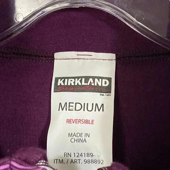 Kirkland signature reversible purple jacket top - Picture 11 of 13
